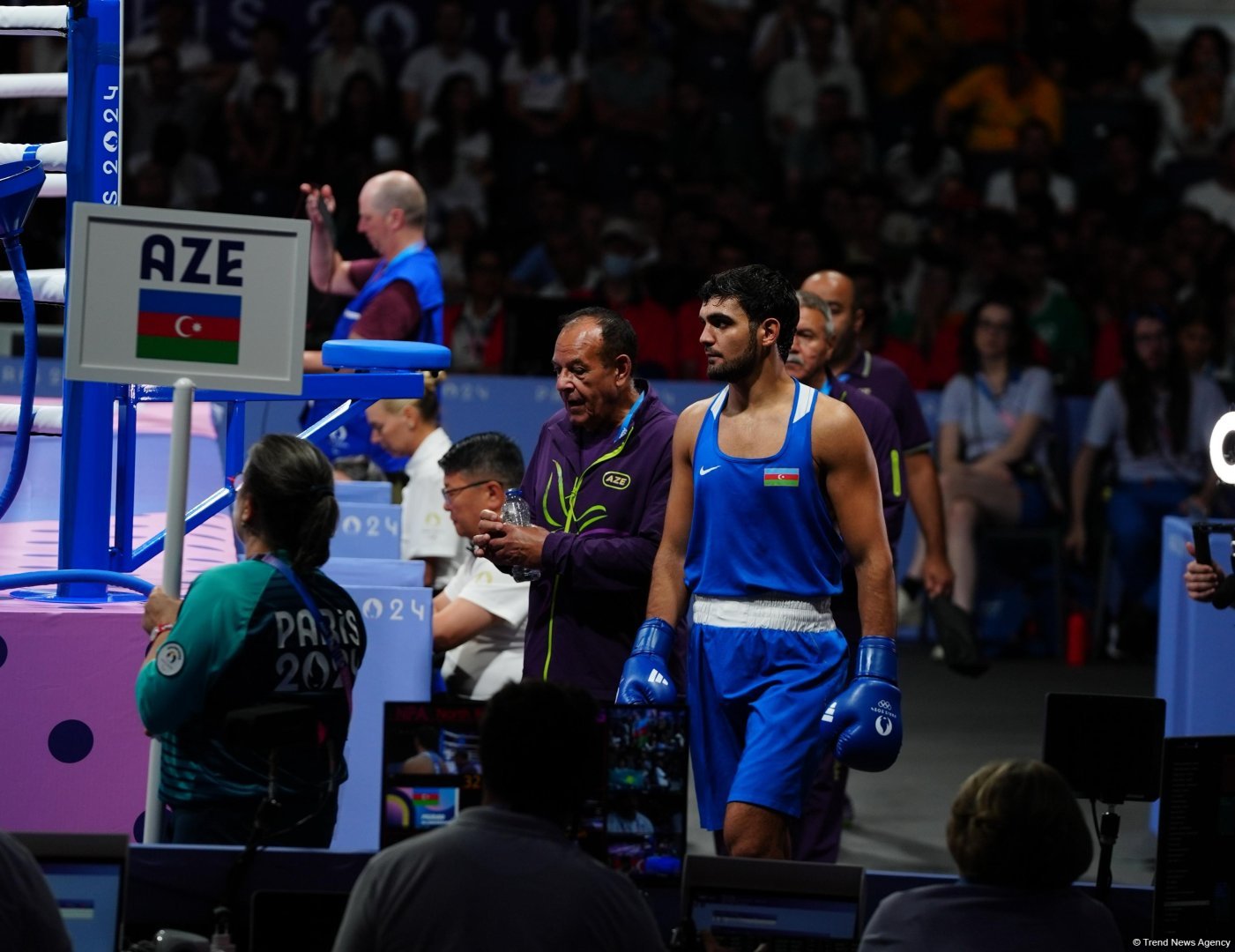 Azerbaijani boxer Allahverdiyev finishes his run at Paris Olympics (PHOTO)