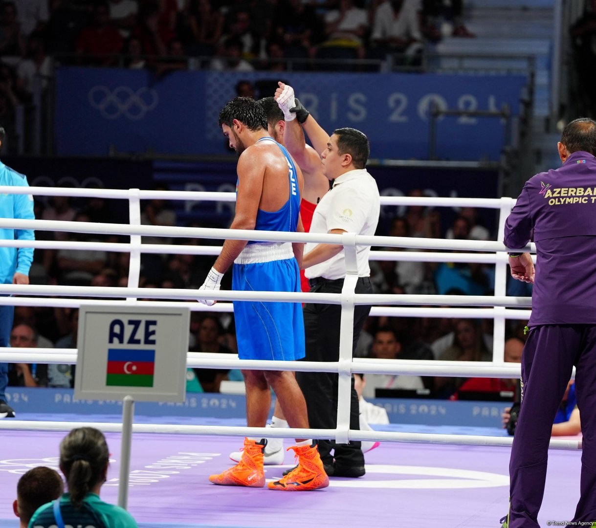 Azerbaijani boxer Allahverdiyev finishes his run at Paris Olympics (PHOTO)