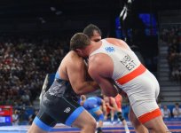 Azerbaijani Greco-Roman wrestler advances to 1/4 finals at Paris Olympics (PHOTO)