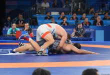 Azerbaijani Greco-Roman wrestler advances to 1/4 finals at Paris Olympics (PHOTO)