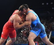 Azerbaijani Greco-Roman wrestler reaches semi-finals at Olympic Games in Paris (PHOTO)