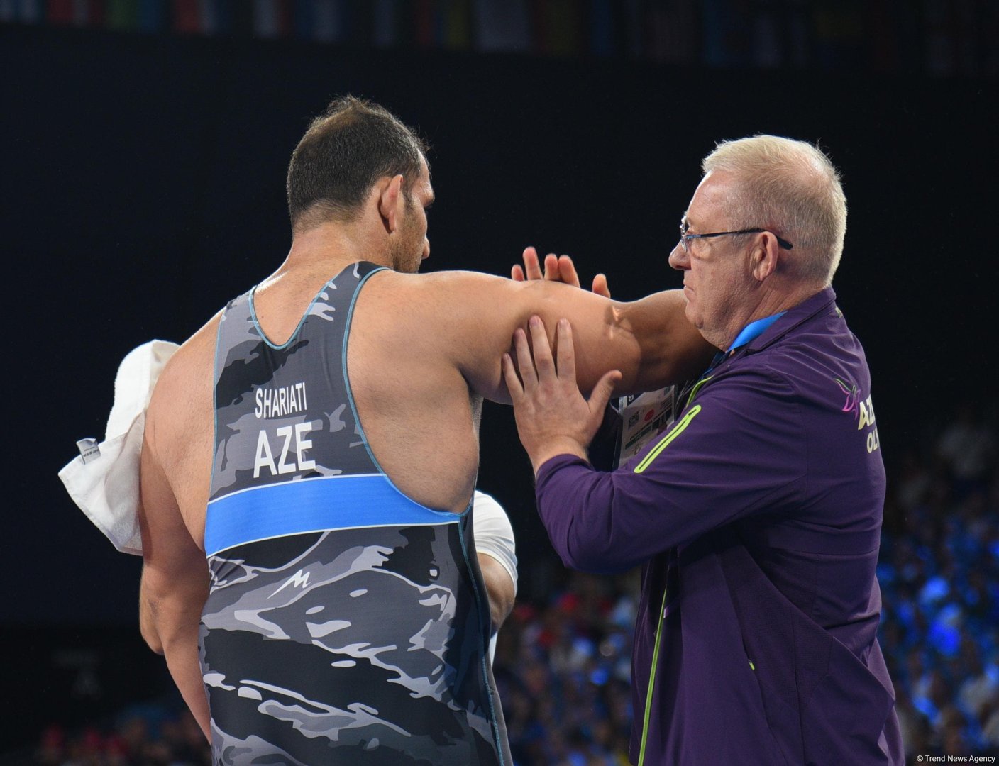 Azerbaijani Greco-Roman wrestler advances to 1/4 finals at Paris Olympics (PHOTO)