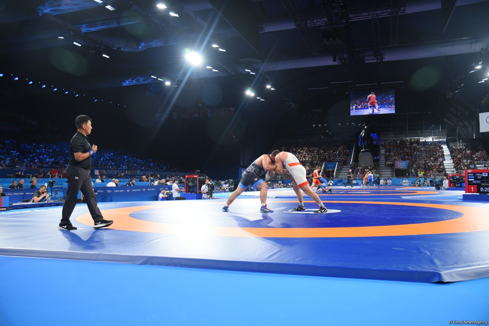 Azerbaijani Greco-Roman wrestler advances to 1/4 finals at Paris Olympics (PHOTO)