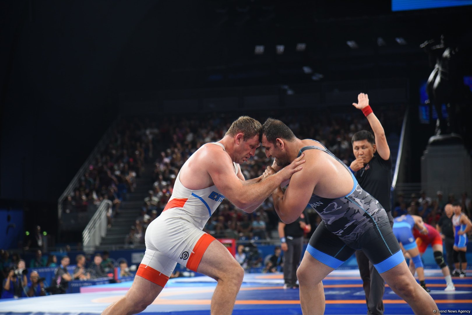 Azerbaijani Greco-Roman wrestler advances to 1/4 finals at Paris Olympics (PHOTO)