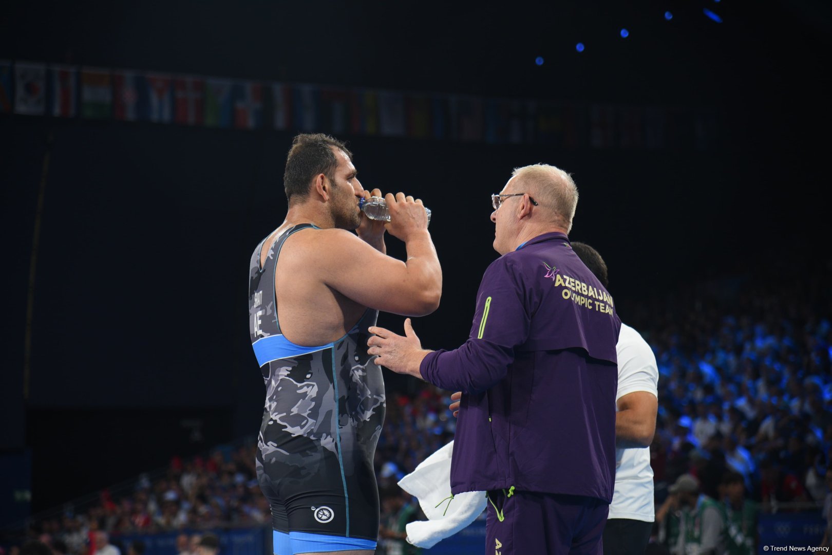 Azerbaijani Greco-Roman wrestler advances to 1/4 finals at Paris Olympics (PHOTO)