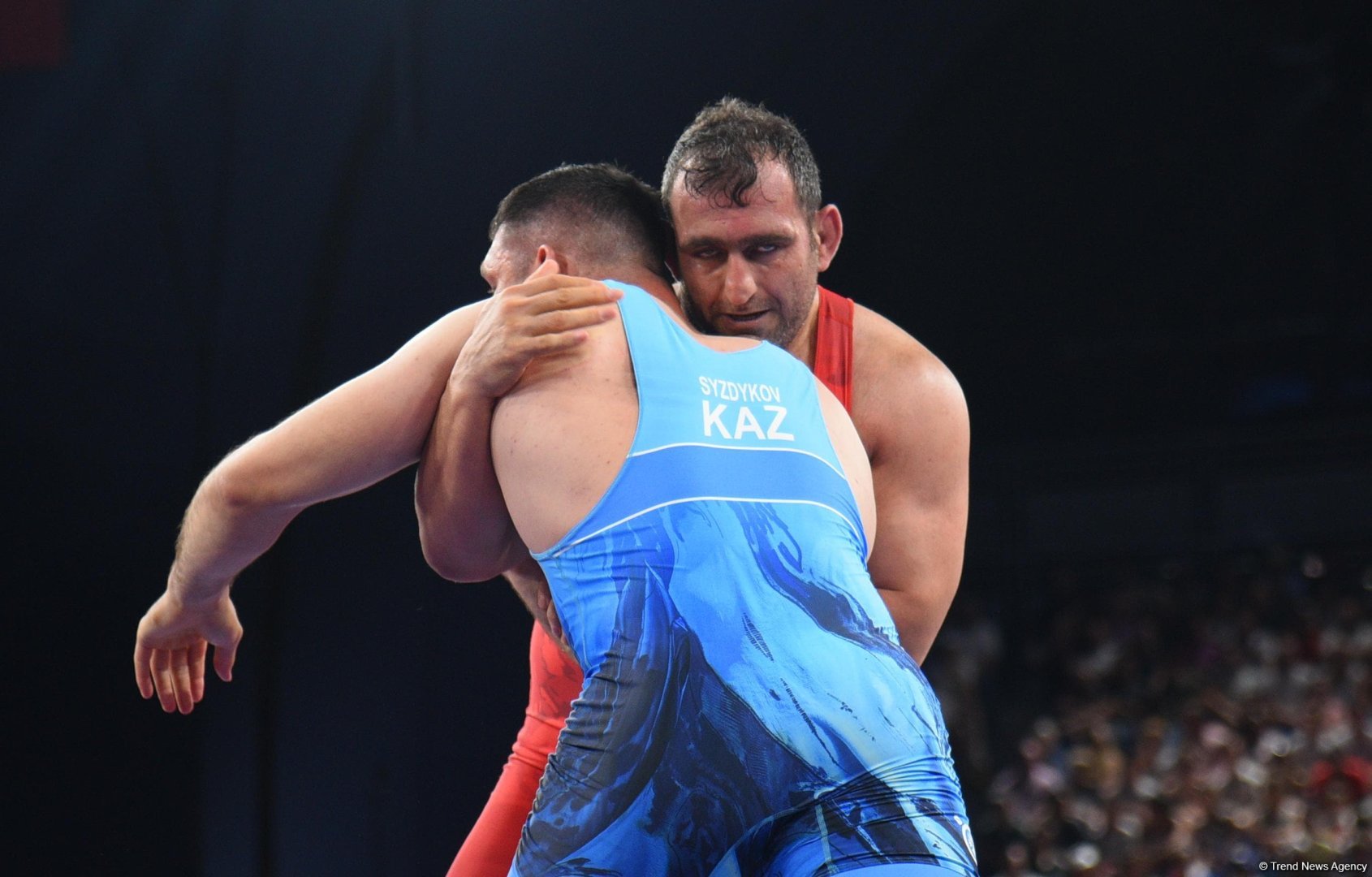 Azerbaijani Greco-Roman wrestler reaches semi-finals at Olympic Games in Paris (PHOTO)