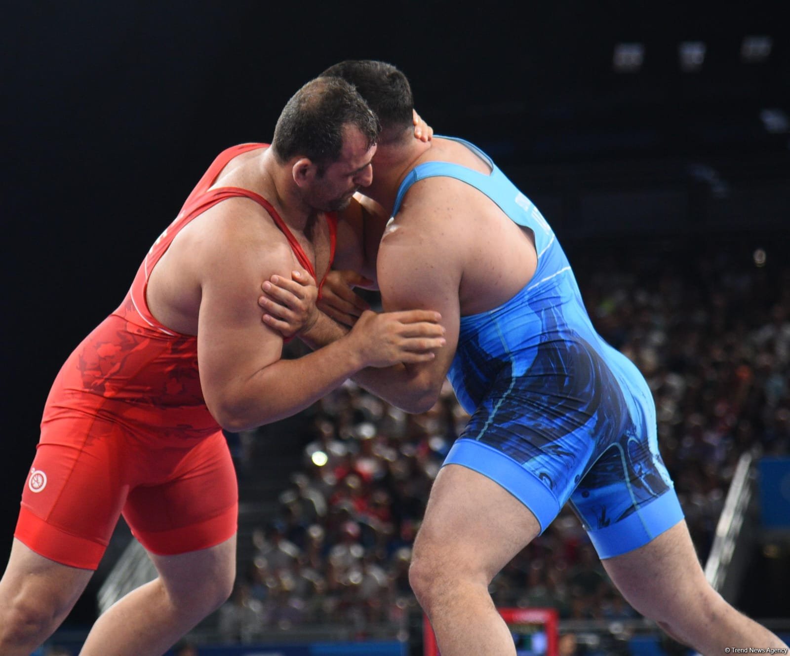 Azerbaijani Greco-Roman wrestler reaches semi-finals at Olympic Games in Paris (PHOTO)