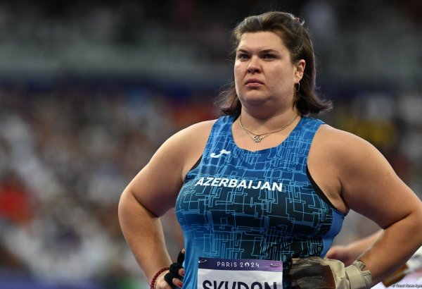 Azerbaijani athlete Anna Skidan competes in Olympic discus throw final (PHOTO)