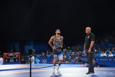 Azerbaijani Greco-Roman wrestler makes Paris Olympics' quarterfinals