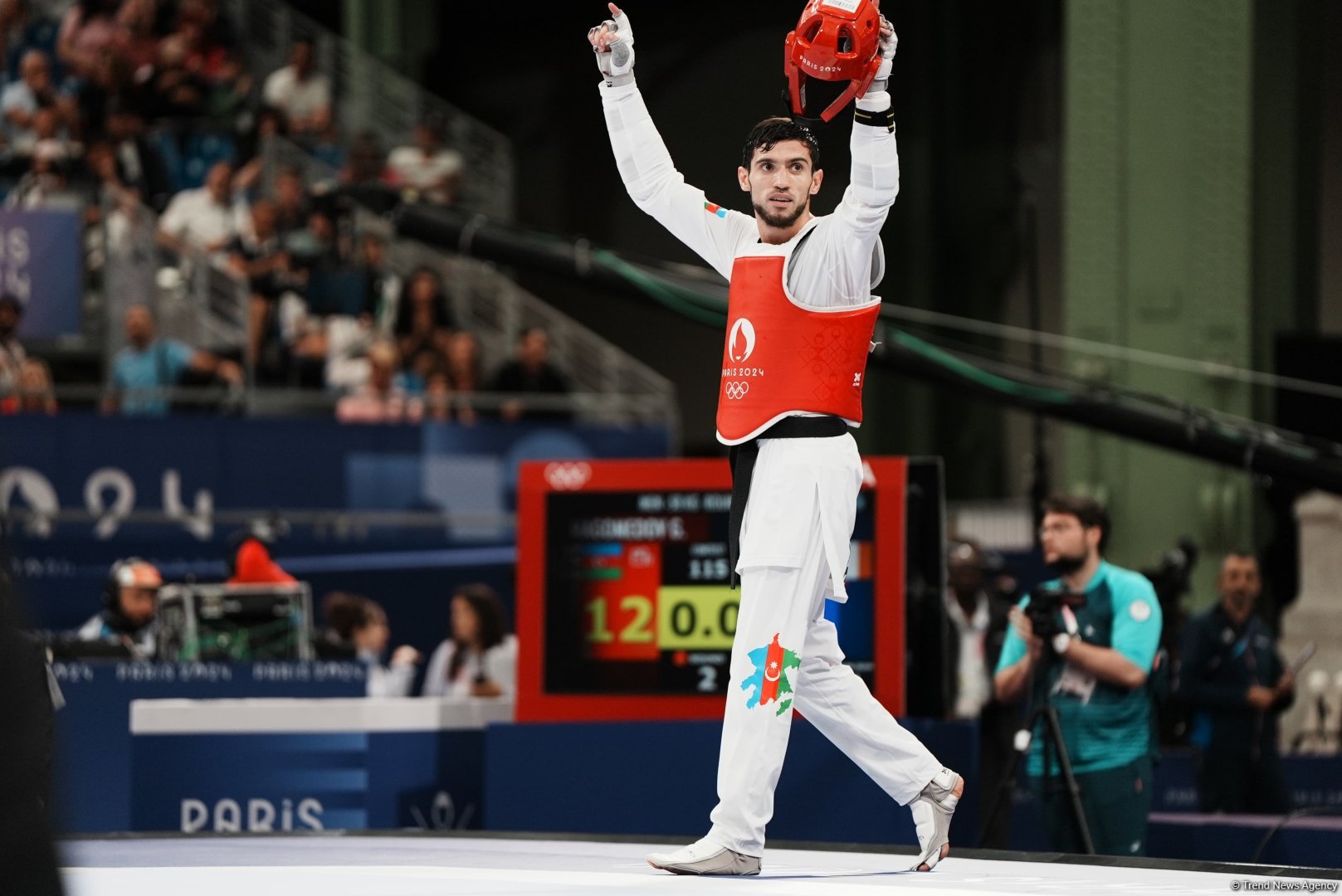 Azerbaijani taekwondo athlete Magomedov reaches semifinals at Paris Olympics