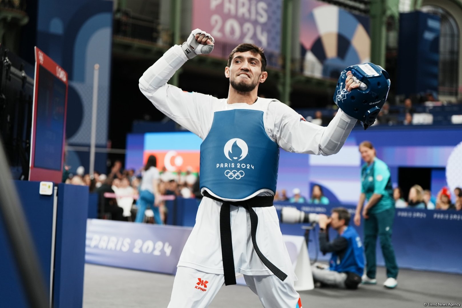 Azerbaijani taekwondo athlete Magomedov reaches semifinals at Paris Olympics