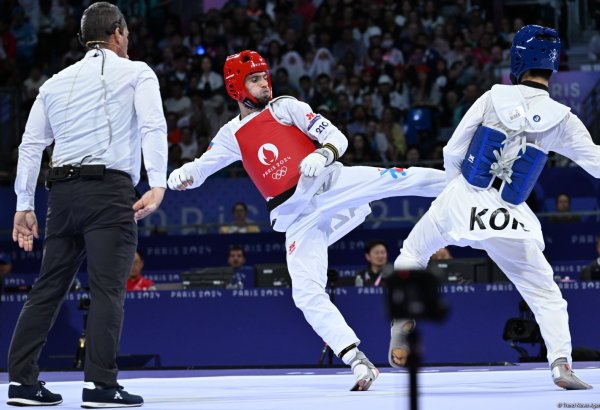Azerbaijani taekwondoist wins silver medal at Olympic Games (PHOTO)