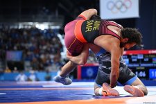 Azerbaijani wrestler Nurmagomedov’s Olympic run ends in 1/4 finals in Paris (PHOTO)