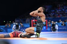 Azerbaijani wrestler Hasrat Jafarov wins bronze medal at Paris Olympics (PHOTO)