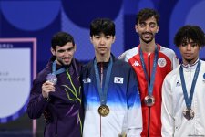 Azerbaijani taekwondoist wins silver medal at Olympic Games (PHOTO)