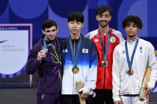 Azerbaijani taekwondoist wins silver medal at Olympic Games (PHOTO)