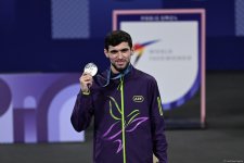 Azerbaijani taekwondoist wins silver medal at Olympic Games (PHOTO)