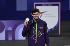 Azerbaijani taekwondoist wins silver medal at Olympic Games (PHOTO)