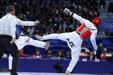 Azerbaijani taekwondoist wins silver medal at Olympic Games (PHOTO)