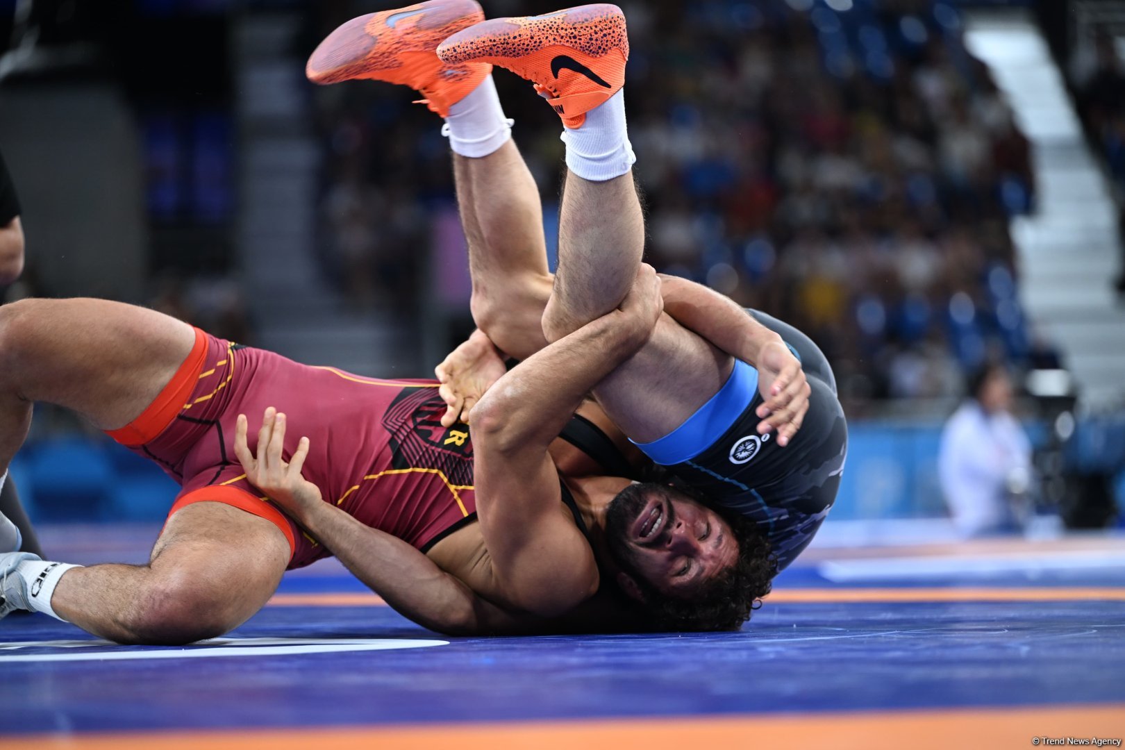 Azerbaijani wrestler Nurmagomedov’s Olympic run ends in 1/4 finals in Paris (PHOTO)
