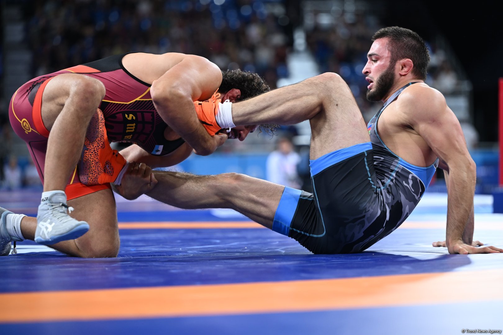 Azerbaijani wrestler Nurmagomedov’s Olympic run ends in 1/4 finals in Paris (PHOTO)