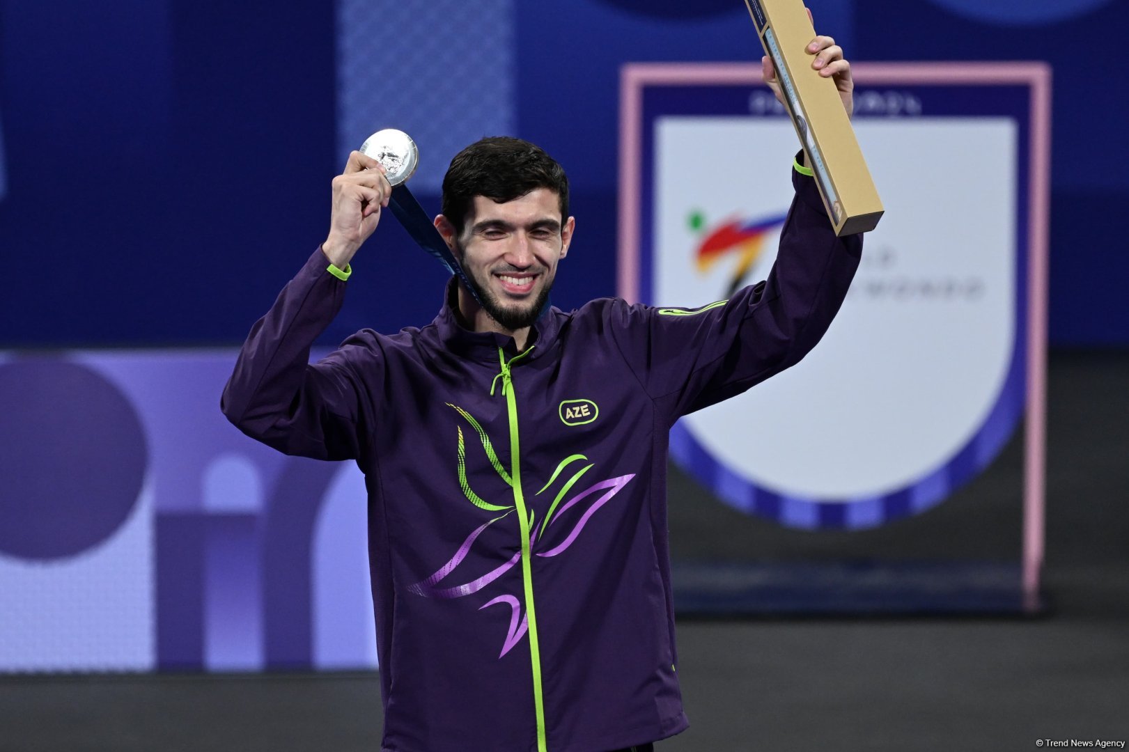 Azerbaijani taekwondoist wins silver medal at Olympic Games (PHOTO)