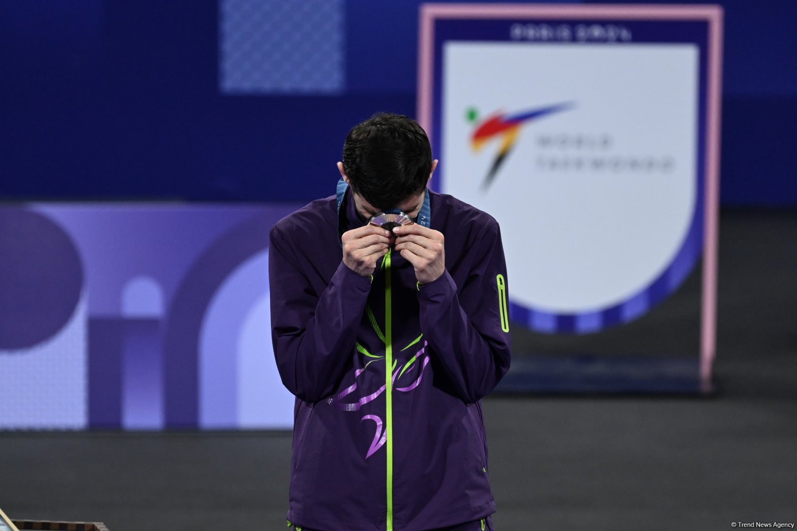 Azerbaijani taekwondoist wins silver medal at Olympic Games (PHOTO)
