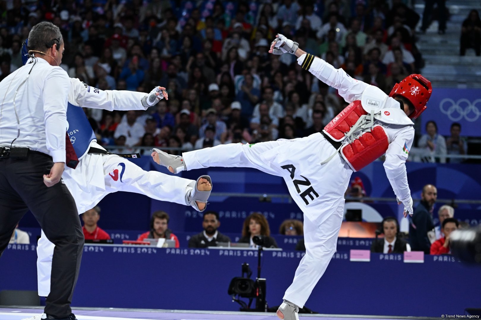 Azerbaijani taekwondoist wins silver medal at Olympic Games (PHOTO)