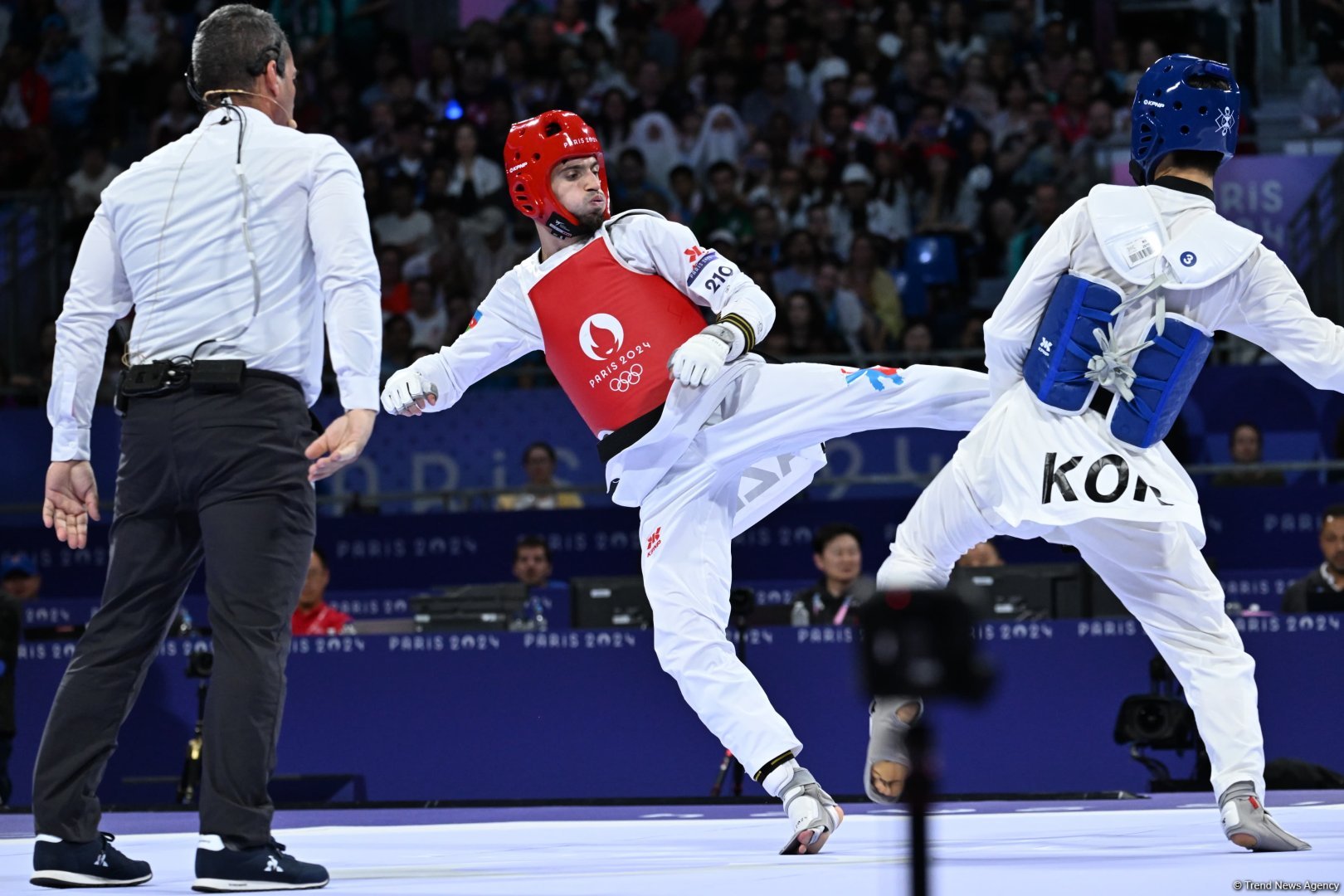 Azerbaijani taekwondoist wins silver medal at Olympic Games (PHOTO)