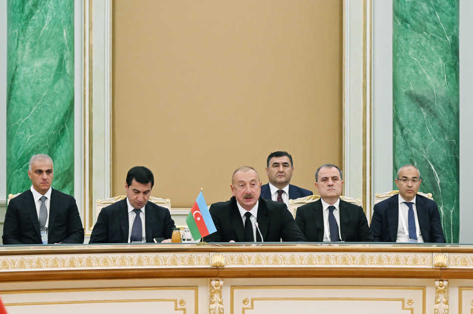 President Ilham Aliyev addresses meeting of Heads of State of Central Asia and Republic of Azerbaijan in Astana (VIDEO/PHOTO)