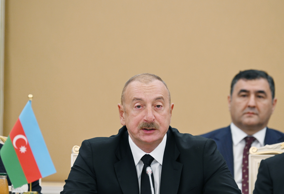 President Ilham Aliyev addresses meeting of Heads of State of Central Asia and Republic of Azerbaijan in Astana (VIDEO/PHOTO)