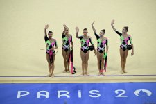 Azerbaijani gymnasts complete second exercise in Paris Olympics group all-around (PHOTO)