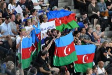 Azerbaijani gymnasts complete second exercise in Paris Olympics group all-around (PHOTO)