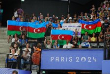 Azerbaijani gymnasts complete second exercise in Paris Olympics group all-around (PHOTO)