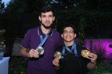 Olympic House in Paris celebrates victories of Azerbaijani athletes (PHOTO)