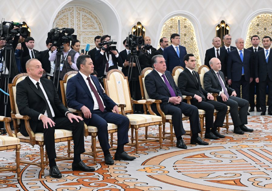 President Ilham Aliyev attends award ceremony for Uzbekistan’s President Shavkat Mirziyoyev in Astana (VIDEO/PHOTO)