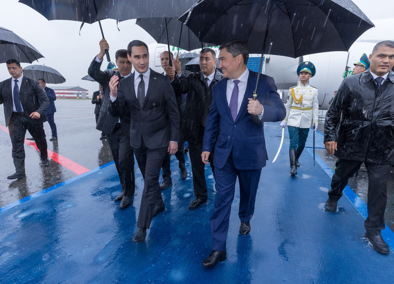 President of Turkmenistan arrives in Kazakhstan