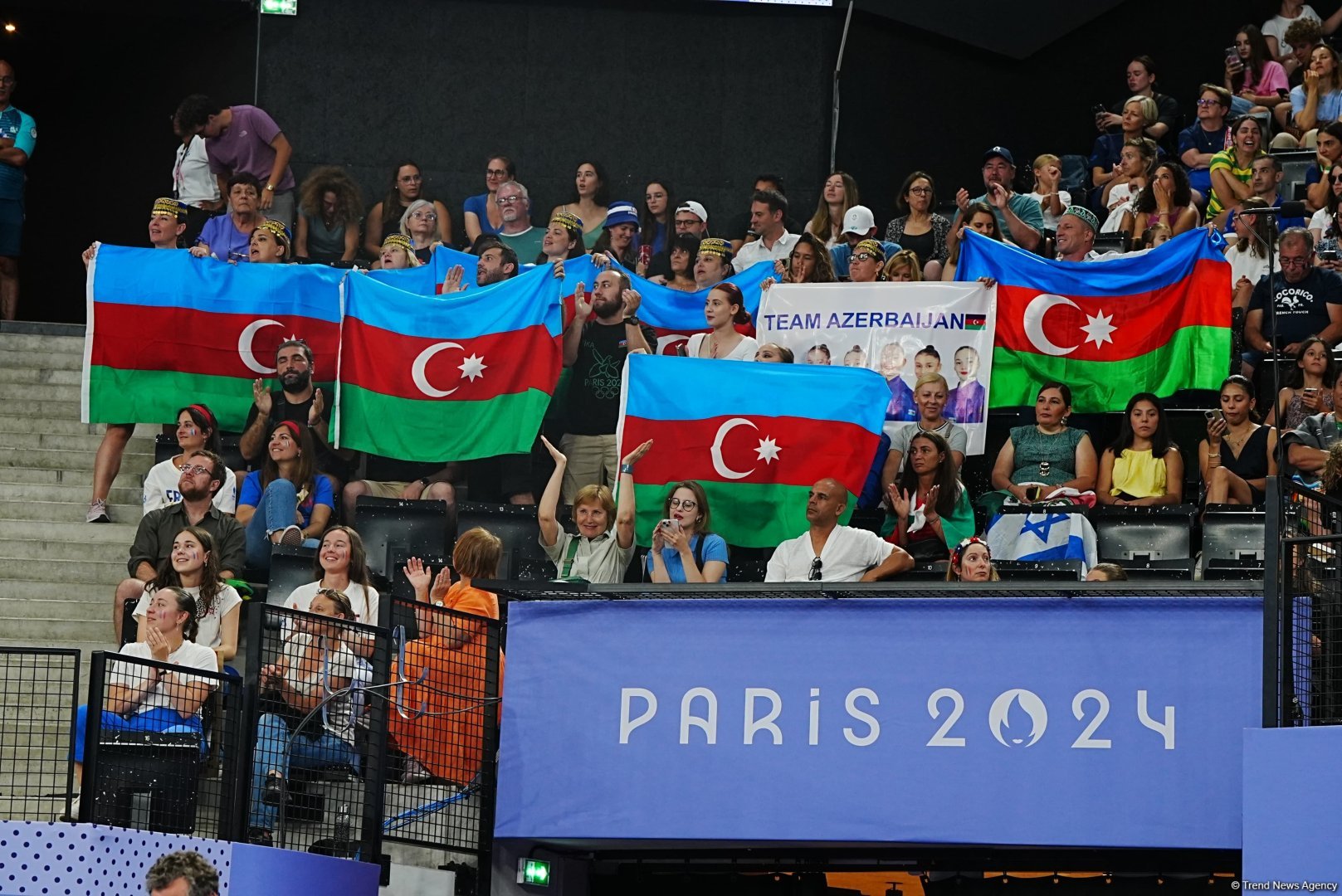 Azerbaijani gymnasts complete second exercise in Paris Olympics group all-around (PHOTO)