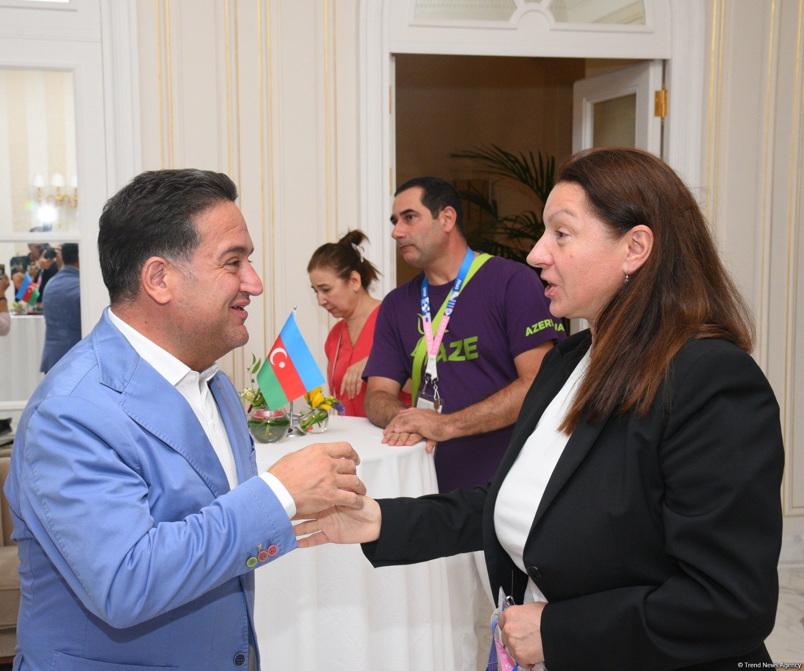 Olympic House in Paris celebrates victories of Azerbaijani athletes (PHOTO)
