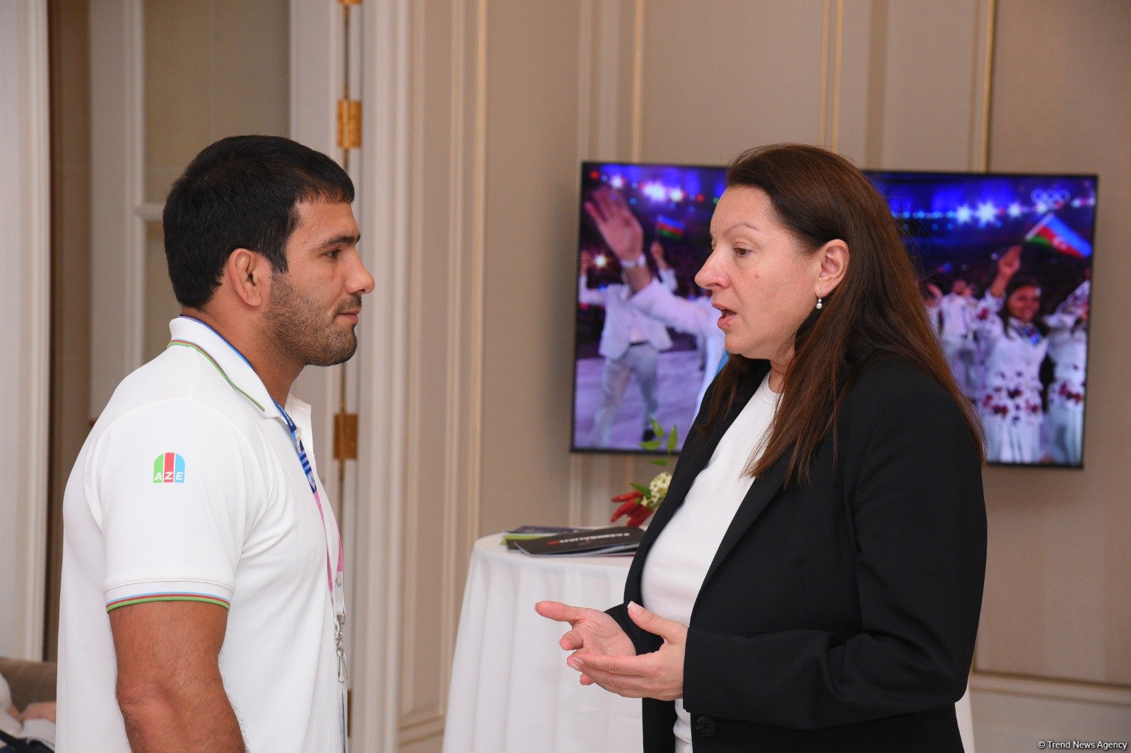 Olympic House in Paris celebrates victories of Azerbaijani athletes (PHOTO)