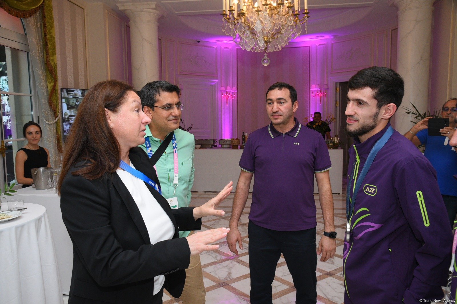 Olympic House in Paris celebrates victories of Azerbaijani athletes (PHOTO)