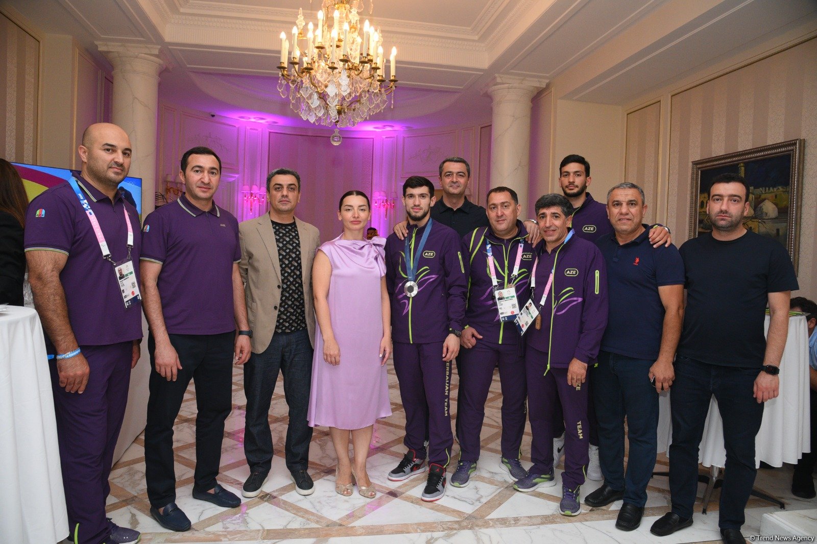 Olympic House in Paris celebrates victories of Azerbaijani athletes (PHOTO)