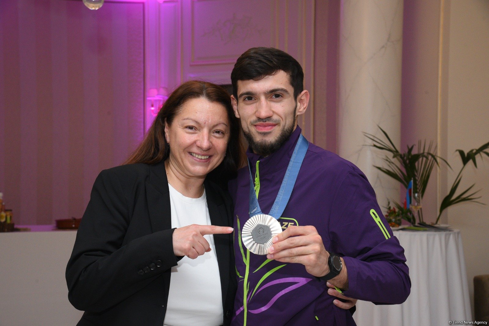 Olympic House in Paris celebrates victories of Azerbaijani athletes (PHOTO)