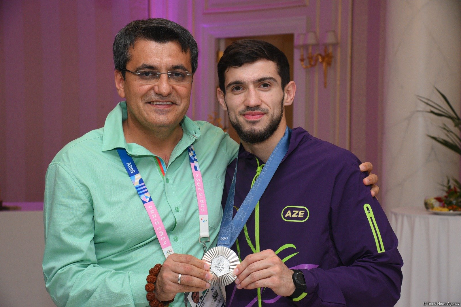Olympic House in Paris celebrates victories of Azerbaijani athletes (PHOTO)