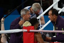 Azerbaijani boxer Alfonso Dominguez wins silver medal at Paris Olympics (PHOTO)