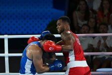 Azerbaijani boxer Alfonso Dominguez wins silver medal at Paris Olympics (PHOTO)