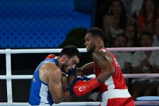 Azerbaijani boxer Alfonso Dominguez wins silver medal at Paris Olympics (PHOTO)