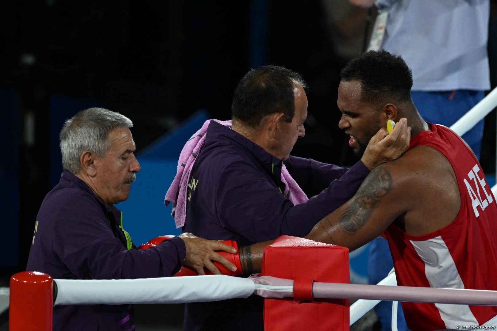 Azerbaijani boxer Alfonso Dominguez wins silver medal at Paris Olympics (PHOTO)