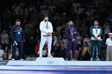 Azerbaijani wrestler Magomedkhan Magomedov wins bronze medal at Olympics (PHOTO/VIDEO)