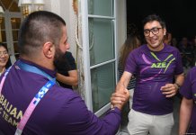 Meeting with medal-winning athletes held at Olympic House of Azerbaijan (PHOTO)
